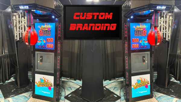 boxer machine custom branded front