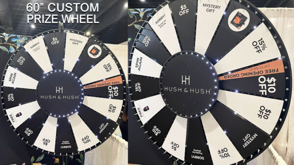 60 custom prize wheel branding 60 custom prize wheel branding