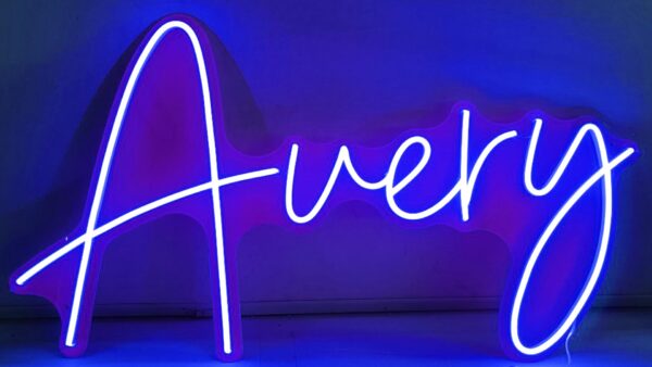 Custom LED Sign Purple 40x 25