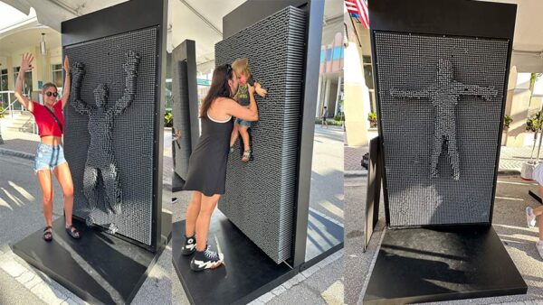 Giant Pin Art Game Rental Florida City of Delray2