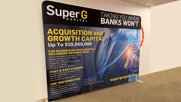 custom fabric backdrop sample