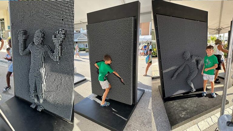 giant pin art game party rental in Miami, Florida