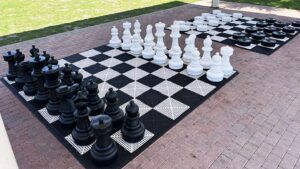 Miami giant checkers chess party rental in Miami florida