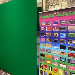 Green Screen photography party rental 1