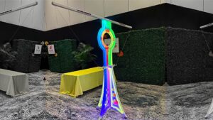 hook & ring toss game, ring swing game, ring the hook, ring toss game, game rental, hook and ring game